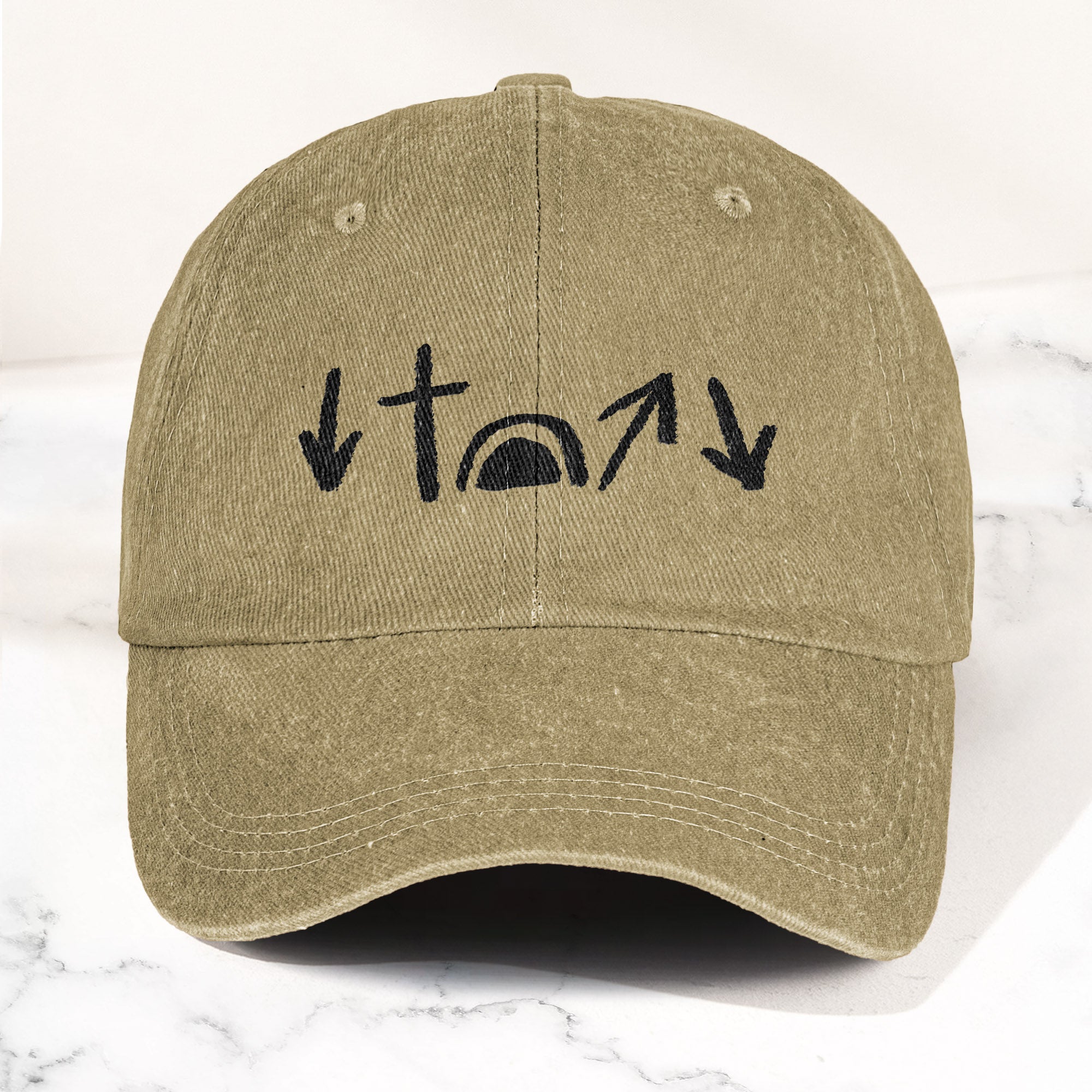 The Story Of Jesus Denim Cap Vintage Dad Cap Gift For Dad (With Box)