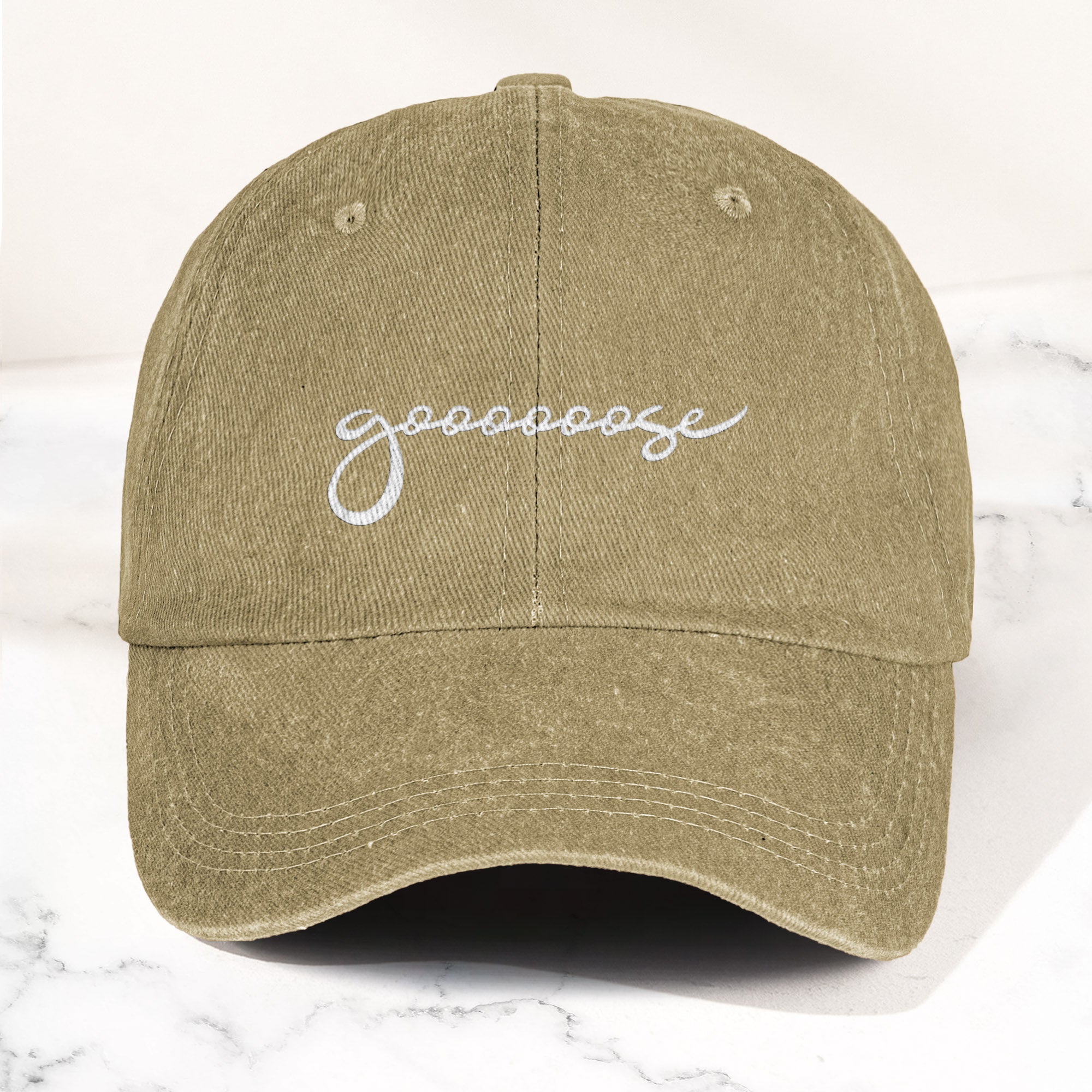 Goose Band Denim Cap Retro Music Fan Merch Cap Gift For Dad (With Box)