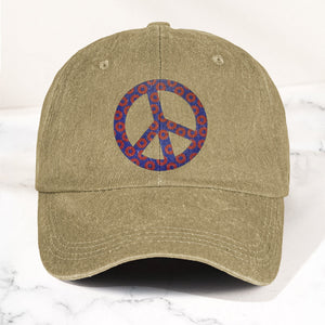 Phish Donut Peace Sign Denim Cap Retro Music Phish Cap Gift For Dad (With Box)