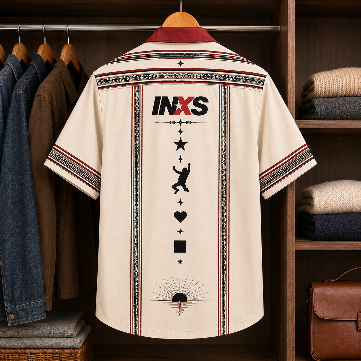 INXS Luxury Design Hawaiian Shirt – New Wave Inspired Hawaiian Shirt