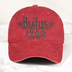 The Beatles 1960 Denim Cap Vintage Dad Cap Gift For Dad (With Box)