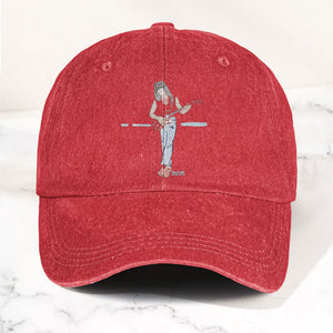 Eddie Van Halen Denim Cap Van Halen Tribute Merch Dad Hat (With Box)
