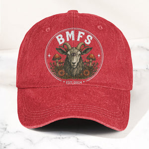 Billy Strings BMFS Goat Three Eyed Goat Mushroom Vintage Graphic Denim Cap Retro Vintage Dad Cap Gift For Dad (With Box)