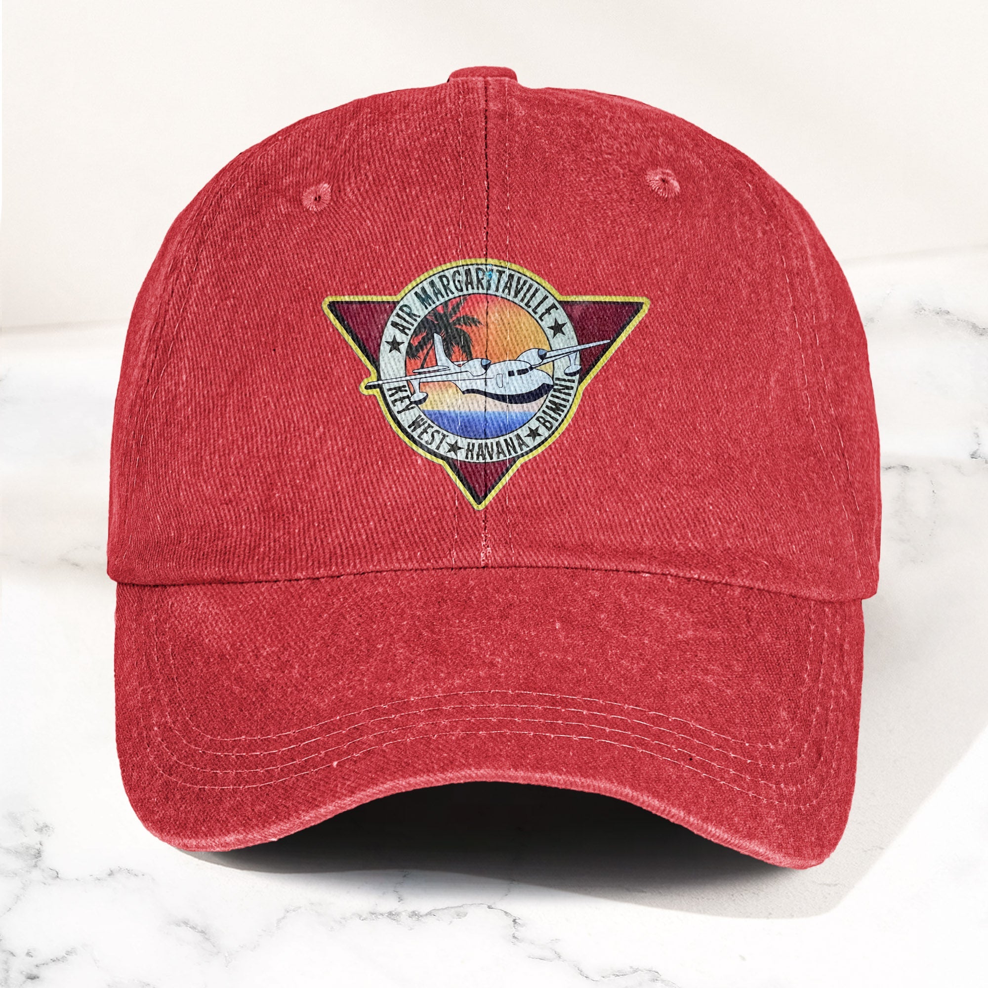 Air Margaritaville Denim Cap Retro Jimmy Buffett Inspired Dad Hat (With Box)