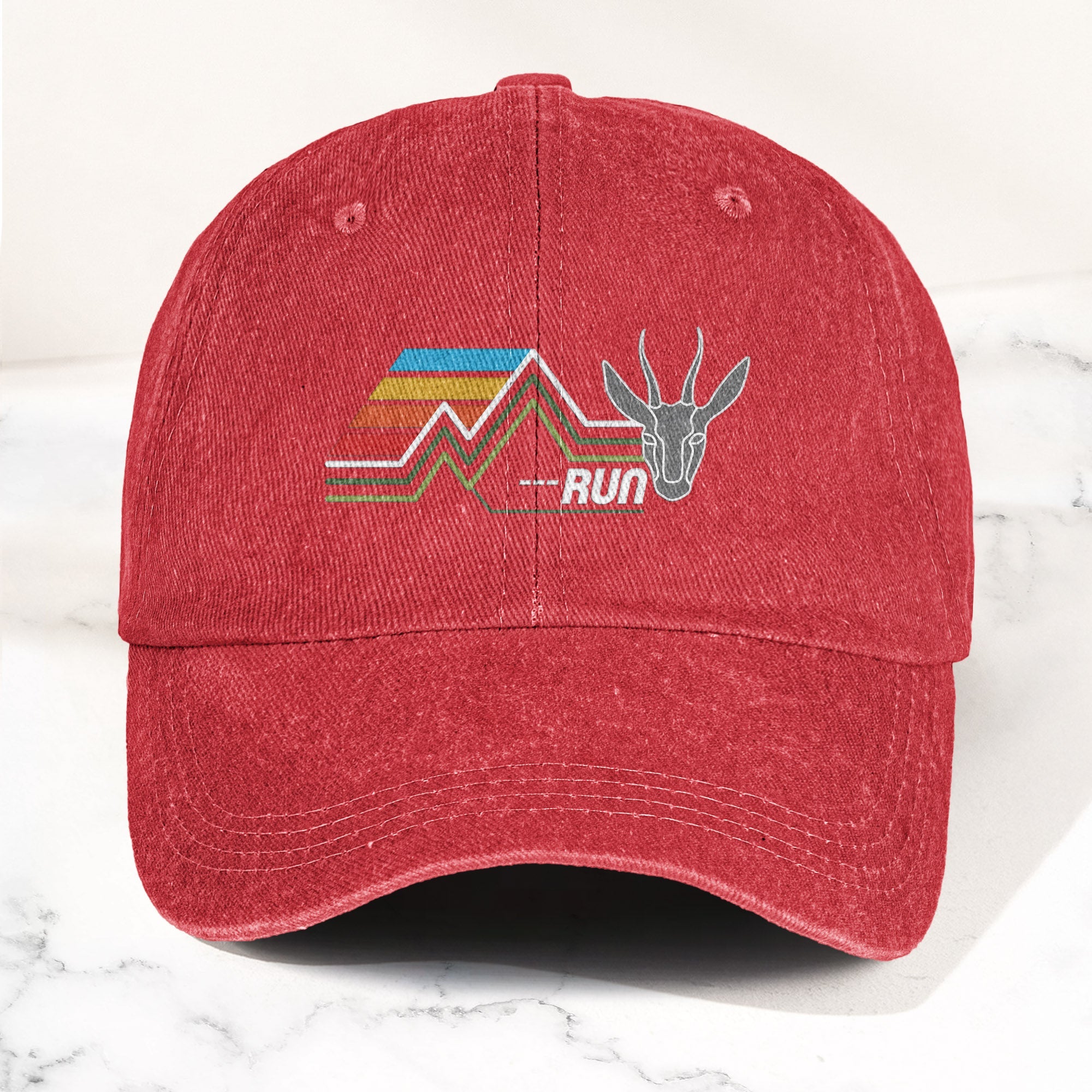 Phish Run Like an Antelope Denim Cap Retro Music Phish Cap Gift For Dad (With Box)