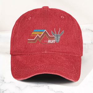 Phish Run Like an Antelope Denim Cap Retro Music Phish Cap Gift For Dad (With Box)