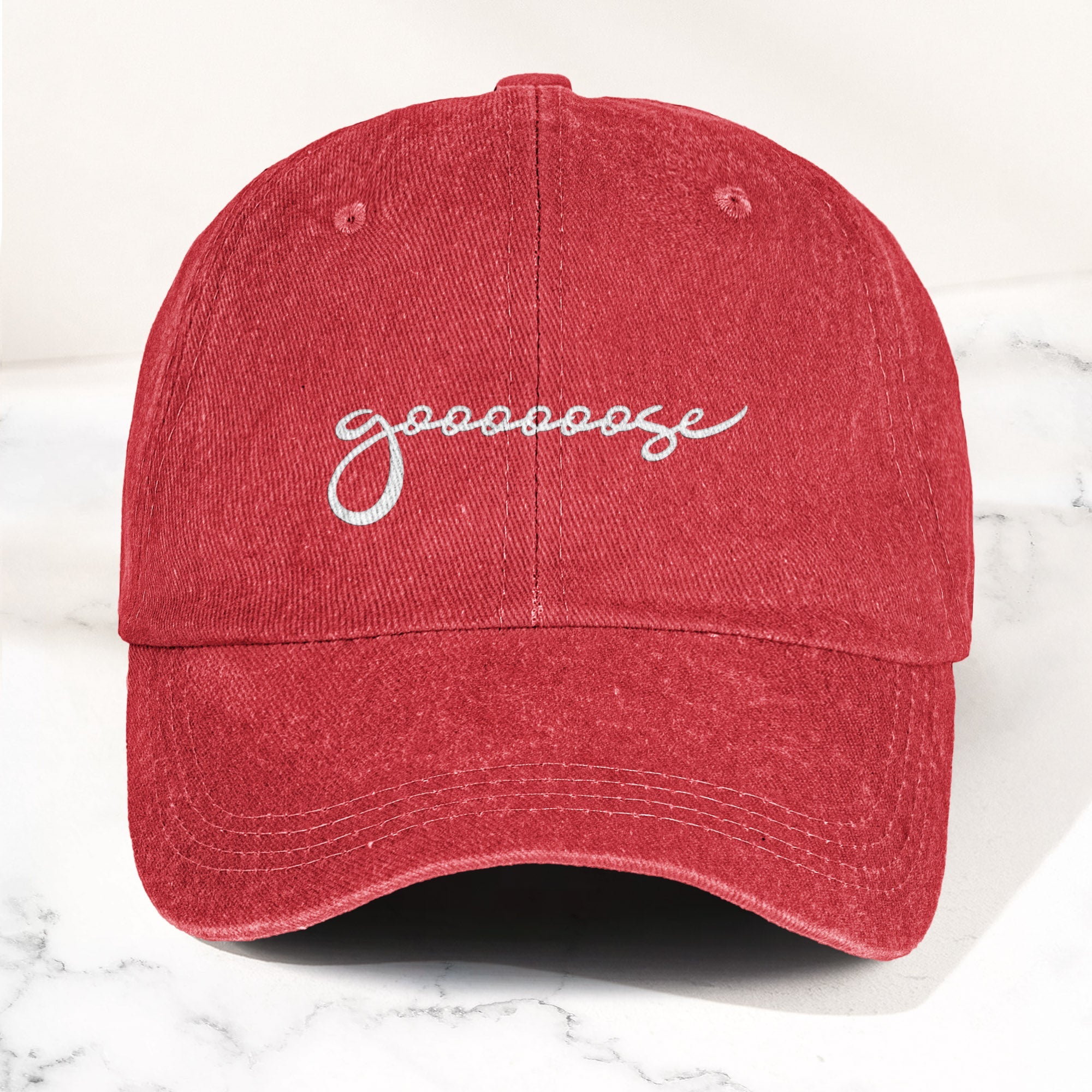 Goose Band Denim Cap Retro Music Fan Merch Cap Gift For Dad (With Box)
