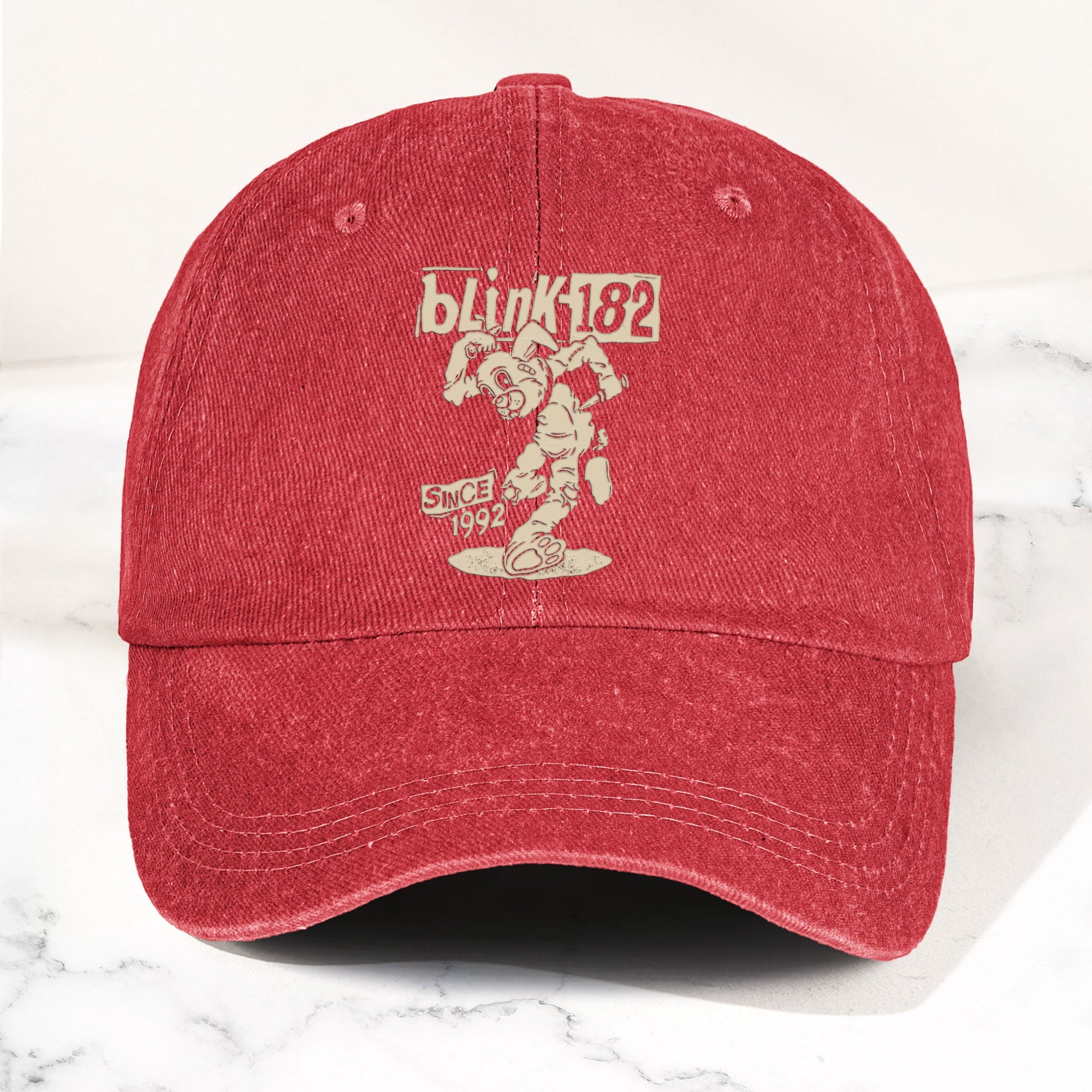 Blink-182 Denim Cap Bunny “Since 1992” Vintage Dad Hat (With Box)