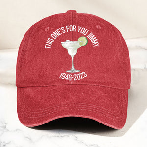 This one's for you Jimmy Denim Cap Retro Jimmy Buffett Tribute Dad Hat (With Box)