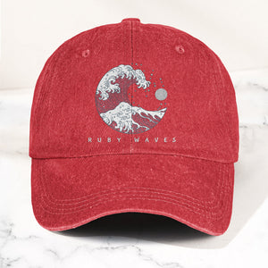Phish Ruby Waves Denim Cap Retro Music Phish Cap Gift For Dad (With Box)