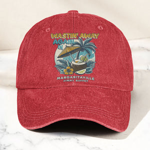 Margaritaville Denim Cap Retro Jimmy Buffett Inspired Dad Hat (With Box)