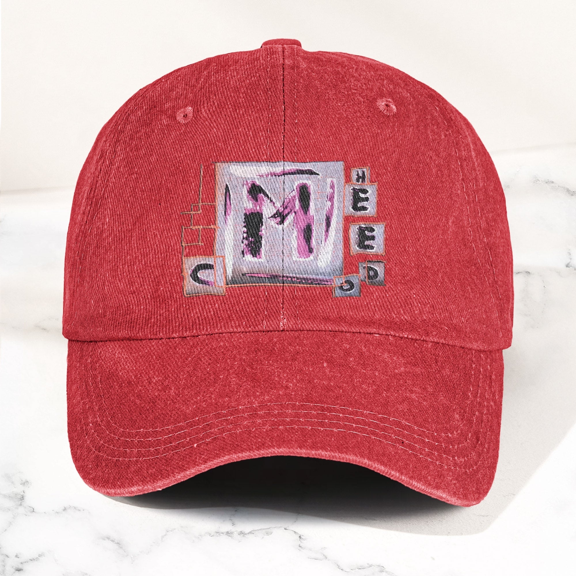 1990's Depeche Mode Rare! 1994 Tour Concert Denim Cap Vintage Music Merch Gift for Dad (With Box)
