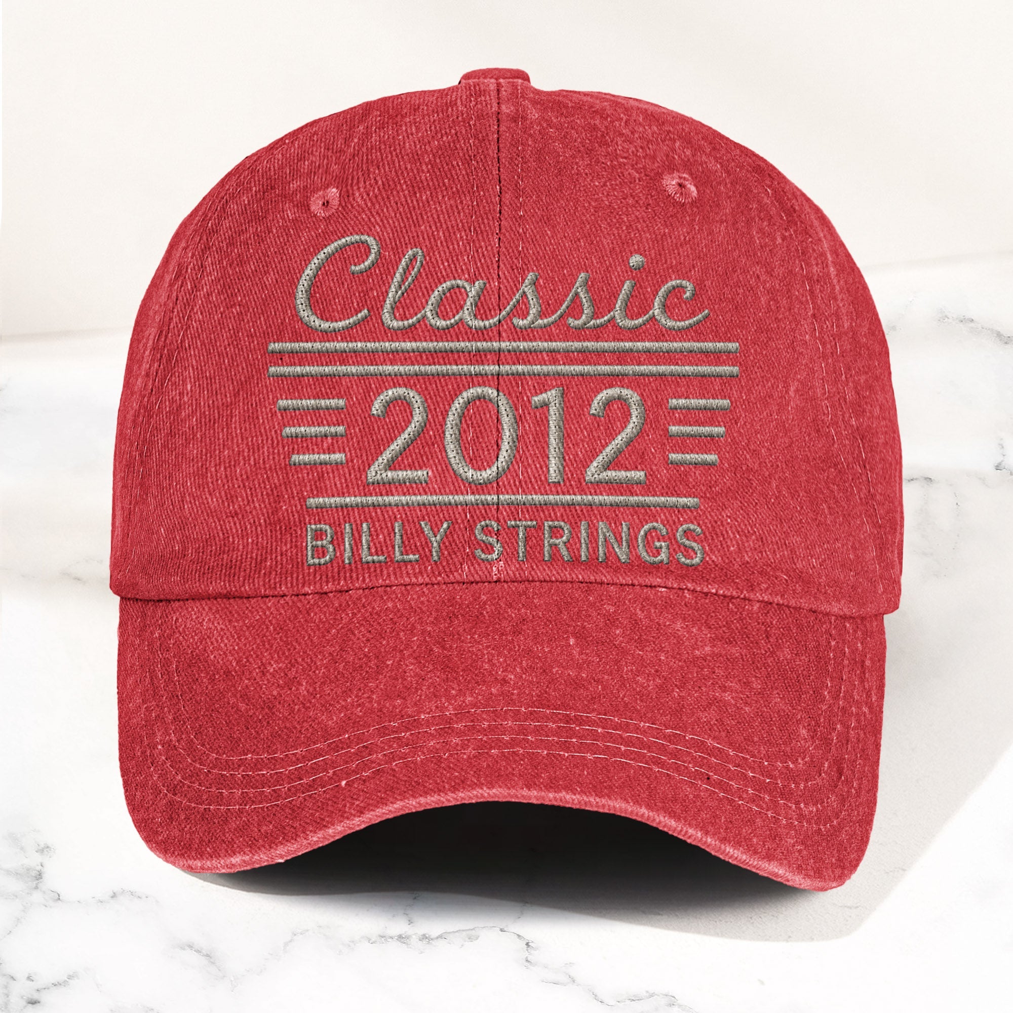 Billy Strings Classic 2012 Est Bluegrass Music Merch Denim Cap Retro Vintage Dad Cap Gift For Dad (With Box)