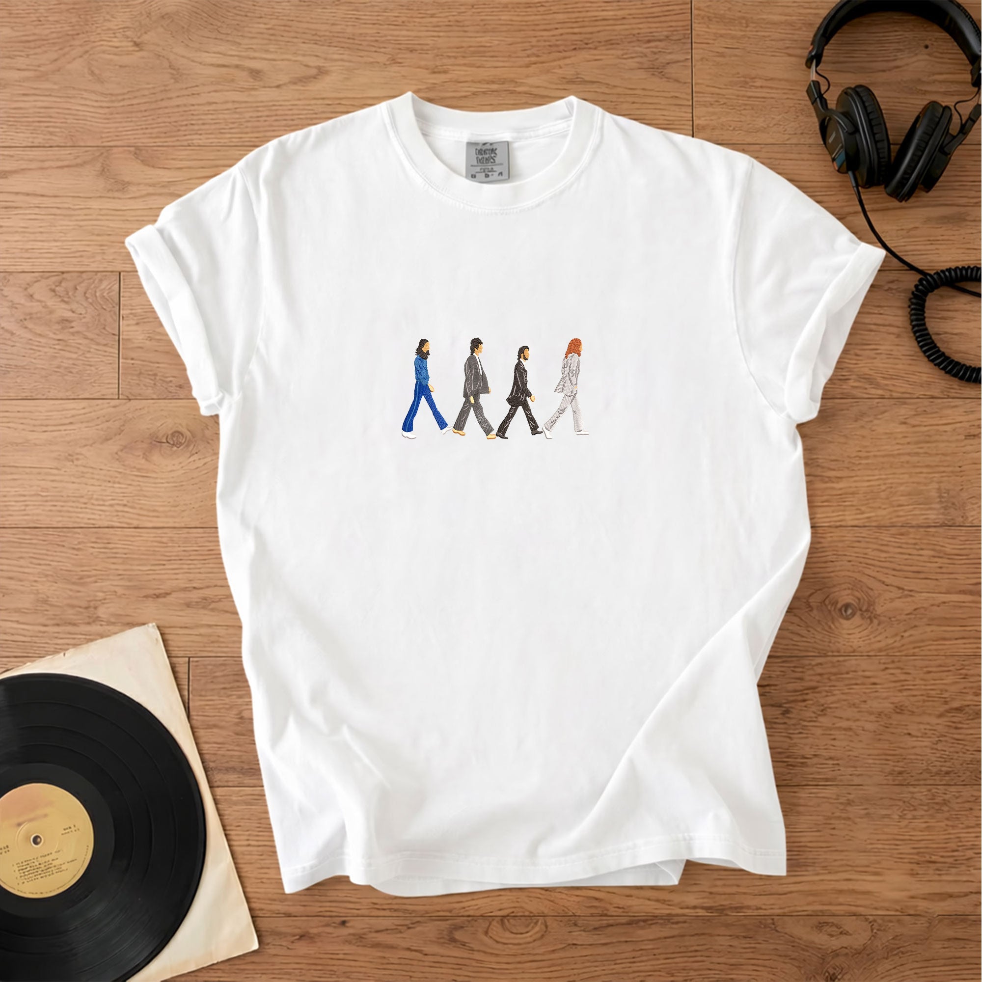 The Beatles Band Abbey Road Comfort Tee Classic Album Graphic Shirt