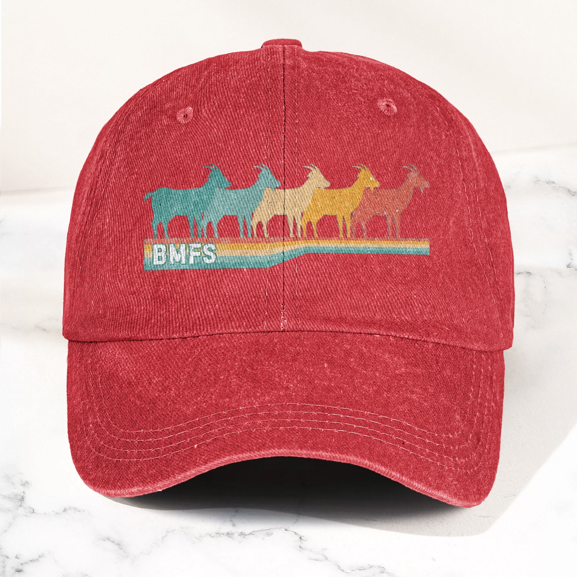 Billy Strings Cosmic Bluegrass BMFS GOAT Retro Vintage Music Merch Denim Cap Retro Vintage Dad Cap Gift For Dad (With Box)