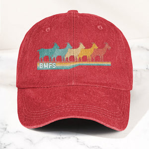 Billy Strings Cosmic Bluegrass BMFS GOAT Retro Vintage Music Merch Denim Cap Retro Vintage Dad Cap Gift For Dad (With Box)