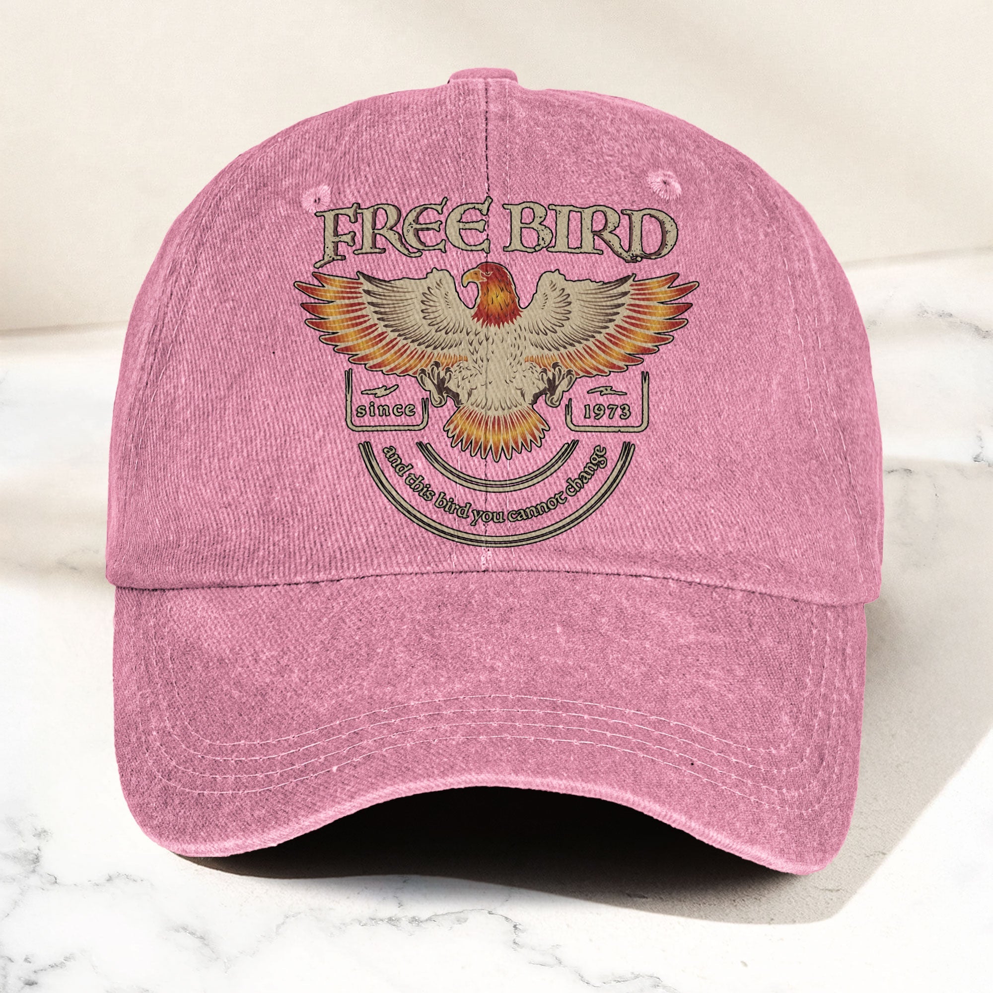 Lynyrd Skynyrd Denim Cap “Free Bird” Vintage Eagle Dad Hat
