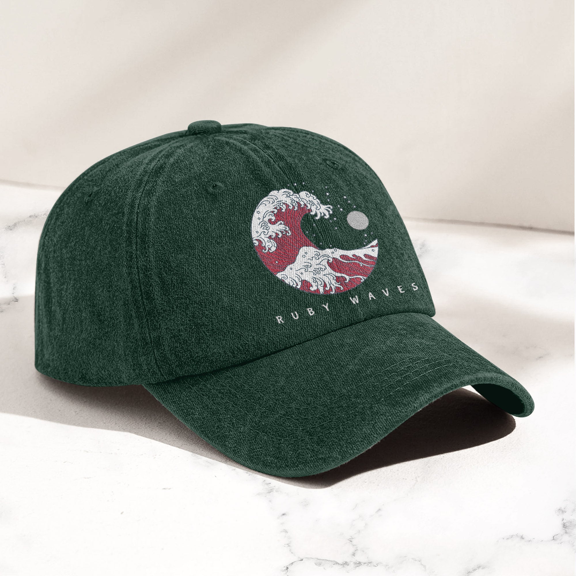 Phish Ruby Waves Denim Cap Retro Music Phish Cap Gift For Dad (With Box)