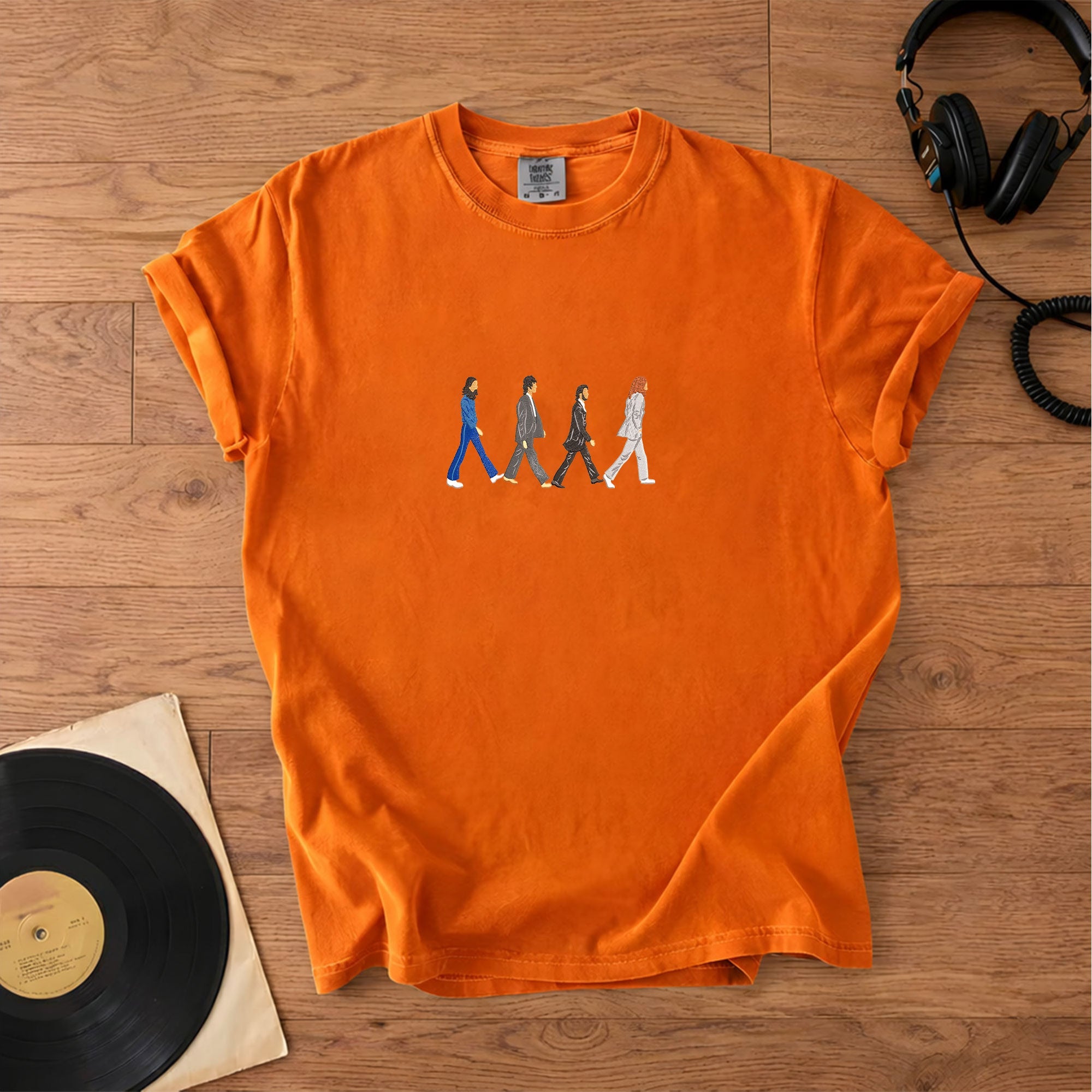 The Beatles Band Abbey Road Comfort Tee Classic Album Graphic Shirt
