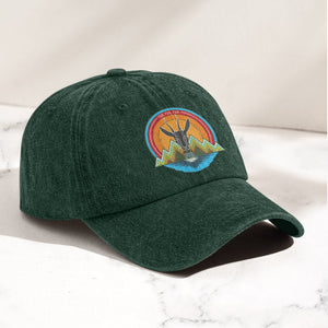 Phish Antelope Run Logo Denim Cap Retro Music Phish Cap Gift For Dad (With Box)