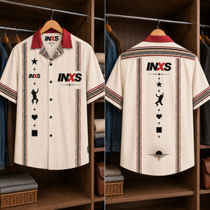 INXS Luxury Design Hawaiian Shirt – New Wave Inspired Hawaiian Shirt