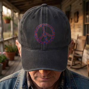 Phish Donut Peace Sign Denim Cap Retro Music Phish Cap Gift For Dad (With Box)