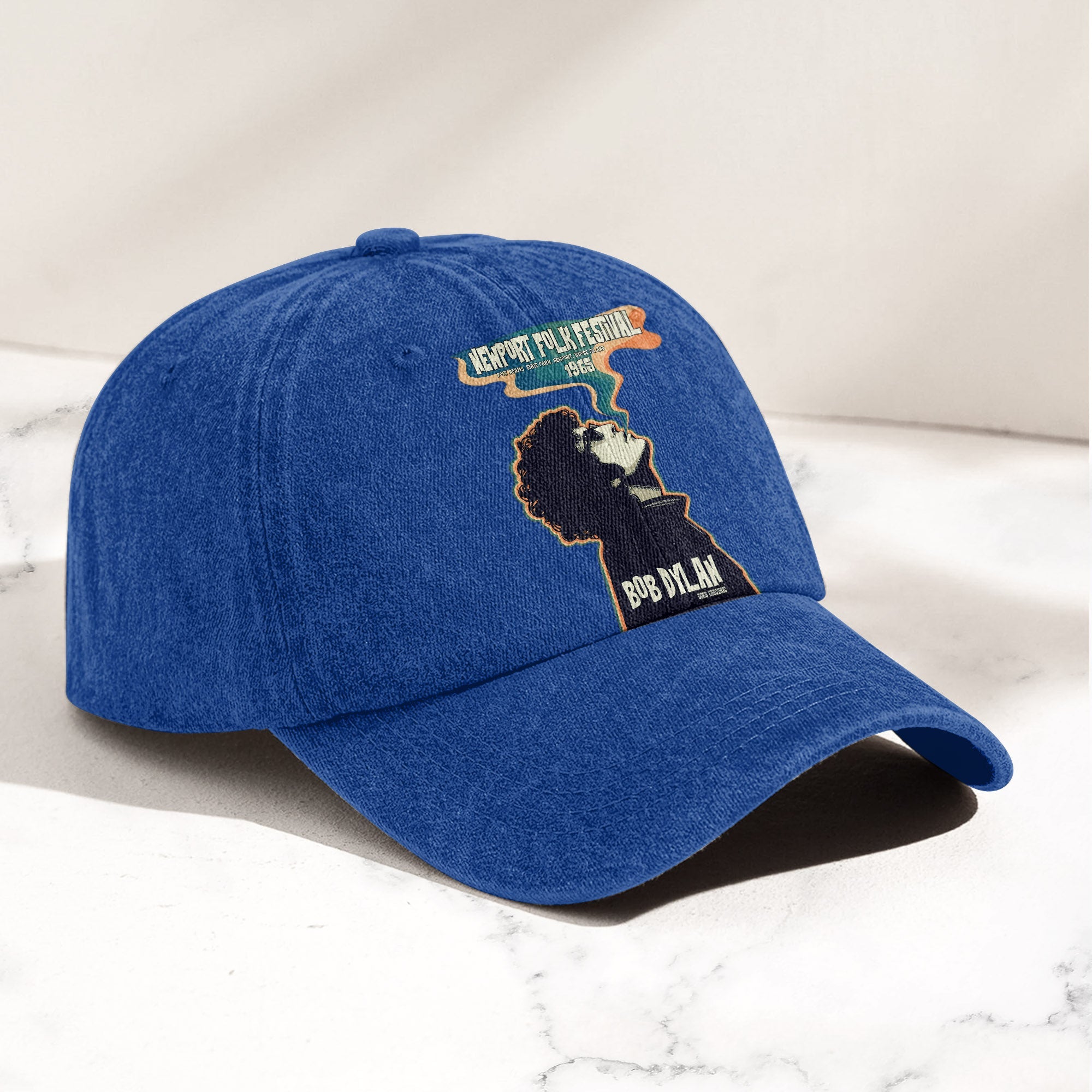 Bob Dylan Newport Folk Festival 1965 Goes Electric Vintage Graphic Denim Cap Retro Vintage Dad Cap Gift For Dad (With Box)