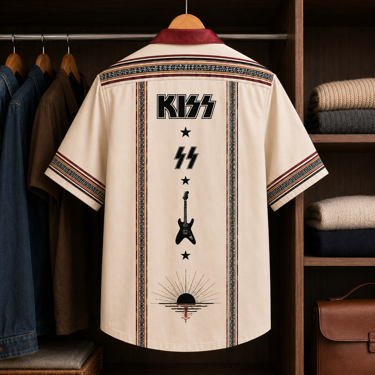 KISS Luxury Design Hawaiian Shirt – Hard Rock Inspired Hawaiian Shirt