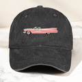 Elvis Presley The Pink Car Denim Cap Vintage Elvis Presley Merch Gift for Dad (With Box)