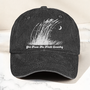Bob Dylan Girl From The North Country Folk Lyrics Music Merch Denim Cap Retro Vintage Dad Cap Gift For Dad (With Box)