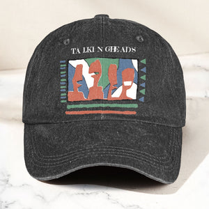 Talking Head Artwork Denim Cap Retro Talking Head Tribute Merch Dad Hat (With Box)