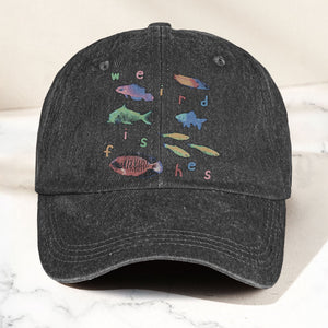 Radiohead Weird Fishes Denim Cap Radiohead Tribute Merch Dad Hat (With Box)