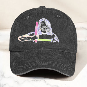 Dave Grohl Denim Cap Retro Foo Fighters Merch Gift for Dad (With Box)