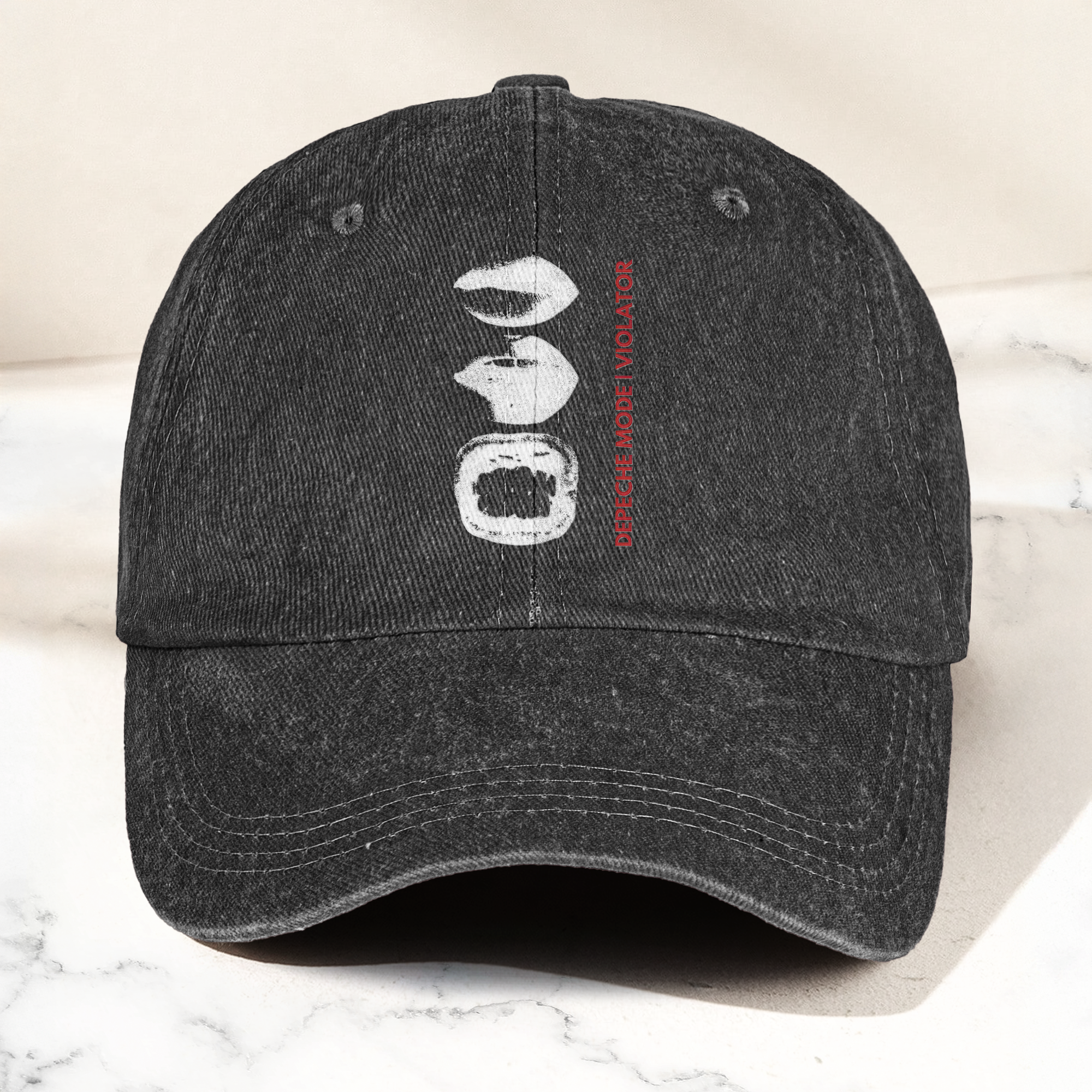 Depeche Mode Violator Denim Cap Vintage Depeche Mode Band Merch Gift for Dad (With Box)