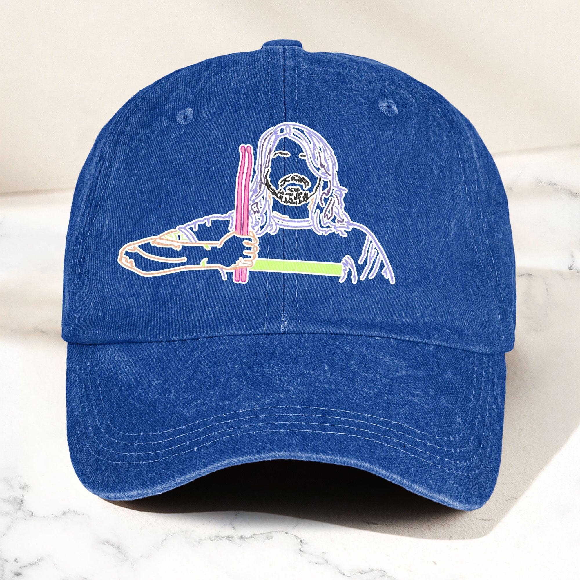 Dave Grohl Denim Cap Retro Foo Fighters Merch Gift for Dad (With Box)
