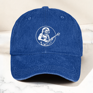 Jerry Style Guitarist Dad Hat Vintage Jam Band Tribute Cap