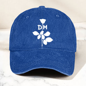 Depeche Mode Rose Denim Cap Retro Depeche Mode Tribute Merch Dad Hat (With Box)