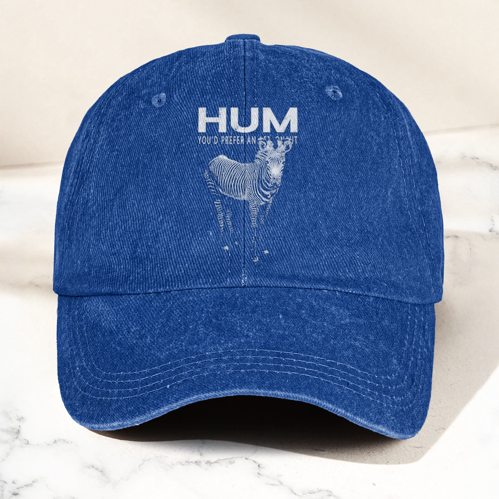 Hum You’d Prefer An Astronaut Vintage Dad Hat Indie Rock Washed Cotton Cap Gift For Dad (With Box)