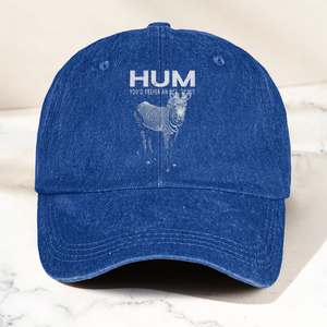 Hum You’d Prefer An Astronaut Vintage Dad Hat Indie Rock Washed Cotton Cap Gift For Dad (With Box)