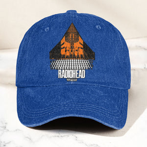 Radiohead Live in London Denim Cap Retro Radiohead Tribute Merch Dad Hat (With Box)