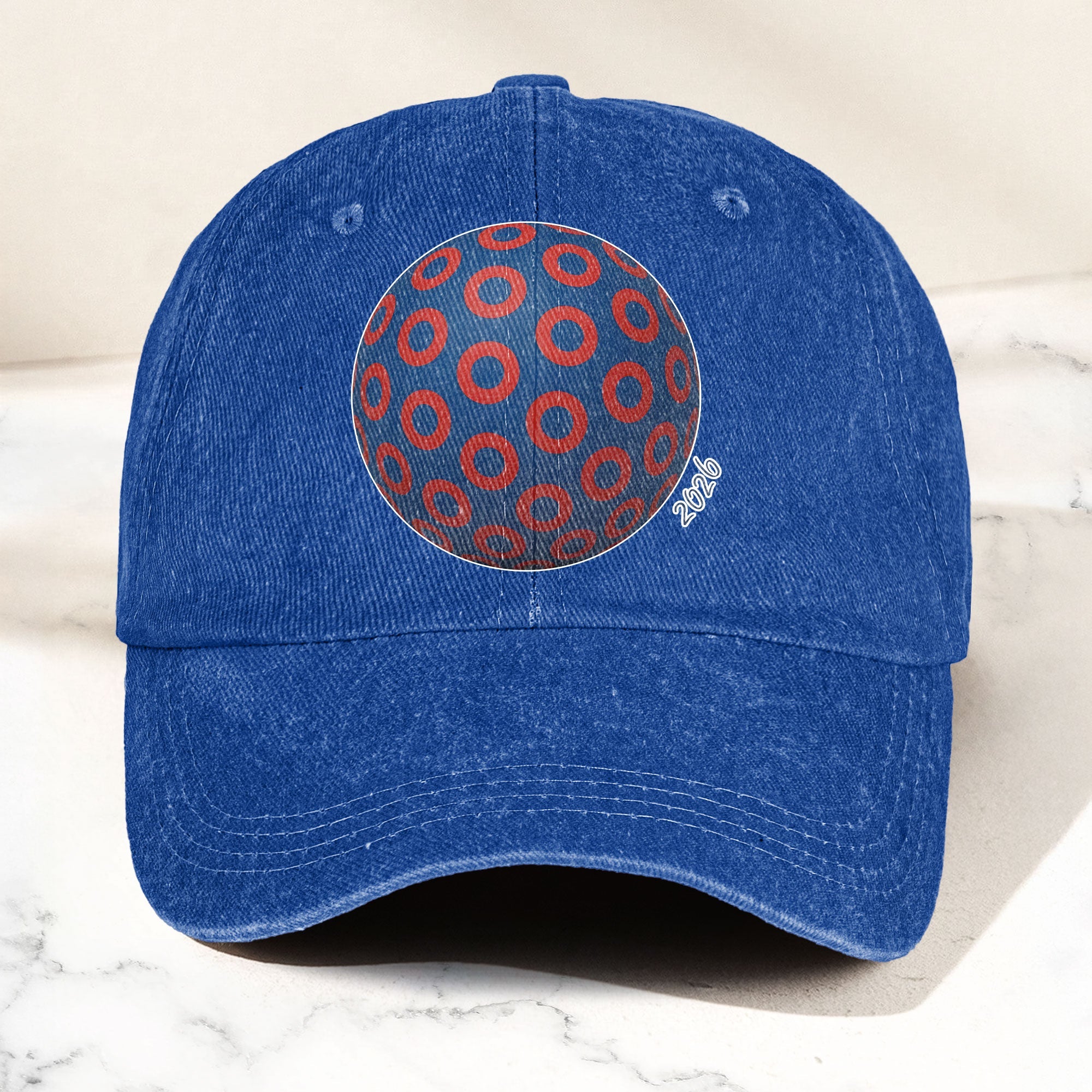 Phish Donut Holographic Denim Cap Retro Music Phish Cap Gift For Dad (With Box)