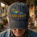 What Would Jimmy Buffett Do Denim Cap Retro Jimmy Buffett Merch Dad Hat (With Box)