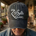 Led Zeppelin Denim Cap Retro Classic Rock Music Inspired Dad Hat (With Box)