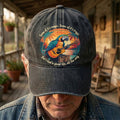 Some of Its Magic, Some of Its Tragic Denim Cap Retro Jimmy Buffett Inspired Dad Hat (With Box)