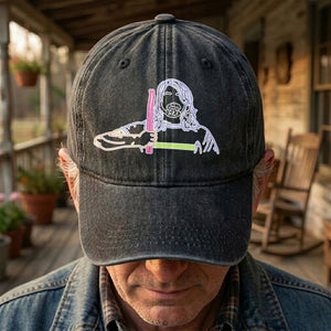 Dave Grohl Denim Cap Retro Foo Fighters Merch Gift for Dad (With Box)