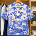 Dolly Parton Tropical Hawaiian Shirt - Tropical Inpsired Hawaiian Shirt Iconic