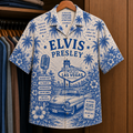 Elvis Presley Tropical Hawaiian Shirt - Tropical Inpsired Hawaiian Shirt Iconic