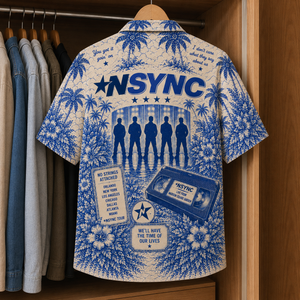 NSYNC Tropical Hawaiian Shirt - Tropical Inpsired Hawaiian Shirt Iconic