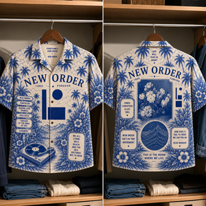 New Order Tropical Hawaiian Shirt - Tropical Inpsired Hawaiian Shirt Iconic