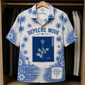 Depeche Mode Tropical Hawaiian Shirt - Tropical Inpsired Hawaiian Shirt Iconic Album Cover